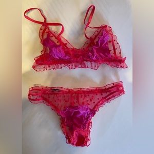 le petit trou FRAMBOISE set M